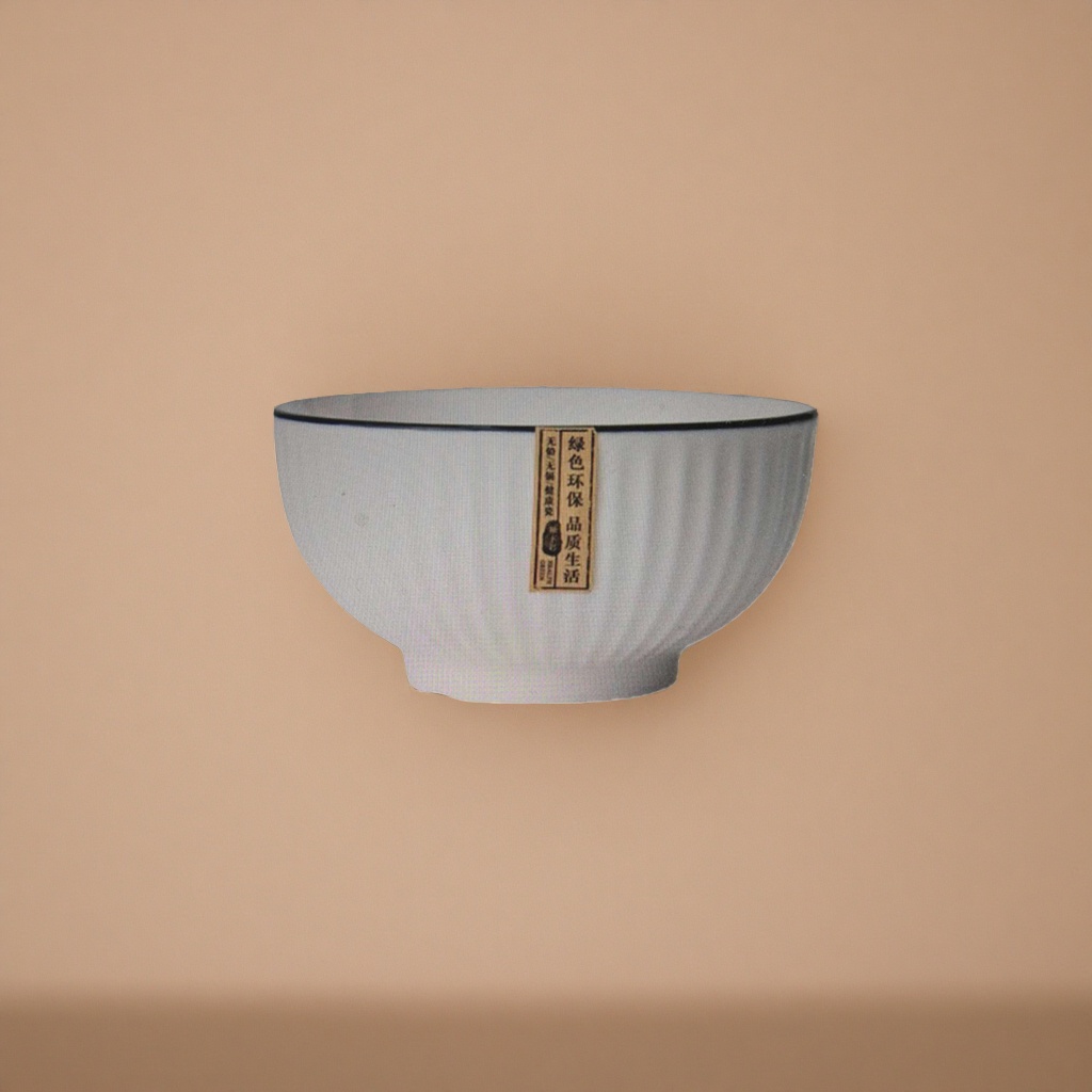The main body of the transparent glass bowl is a household heat-resistant high borosilicate glass container details Picture