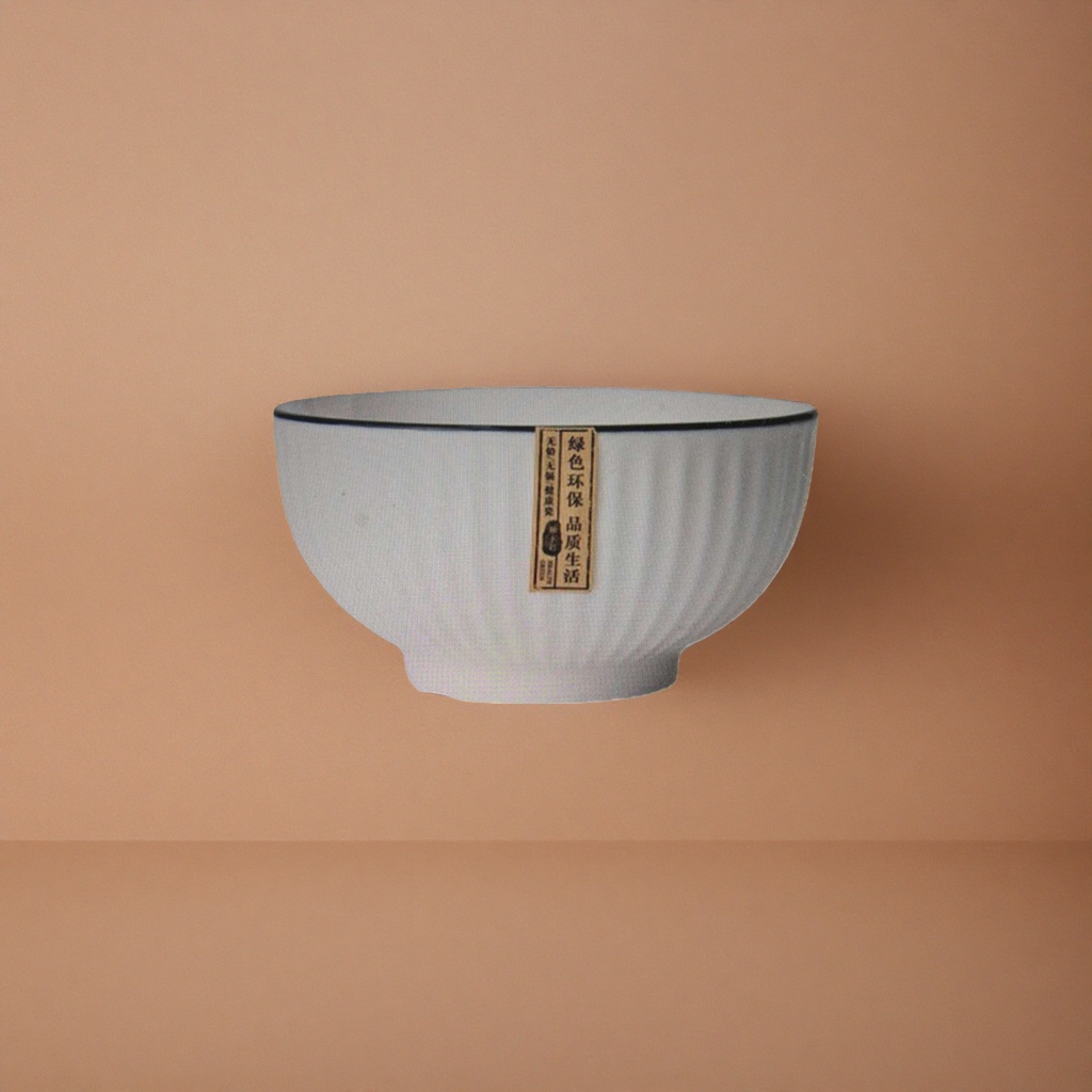 The main body of the transparent glass bowl is a household heat-resistant high borosilicate glass container Specification image