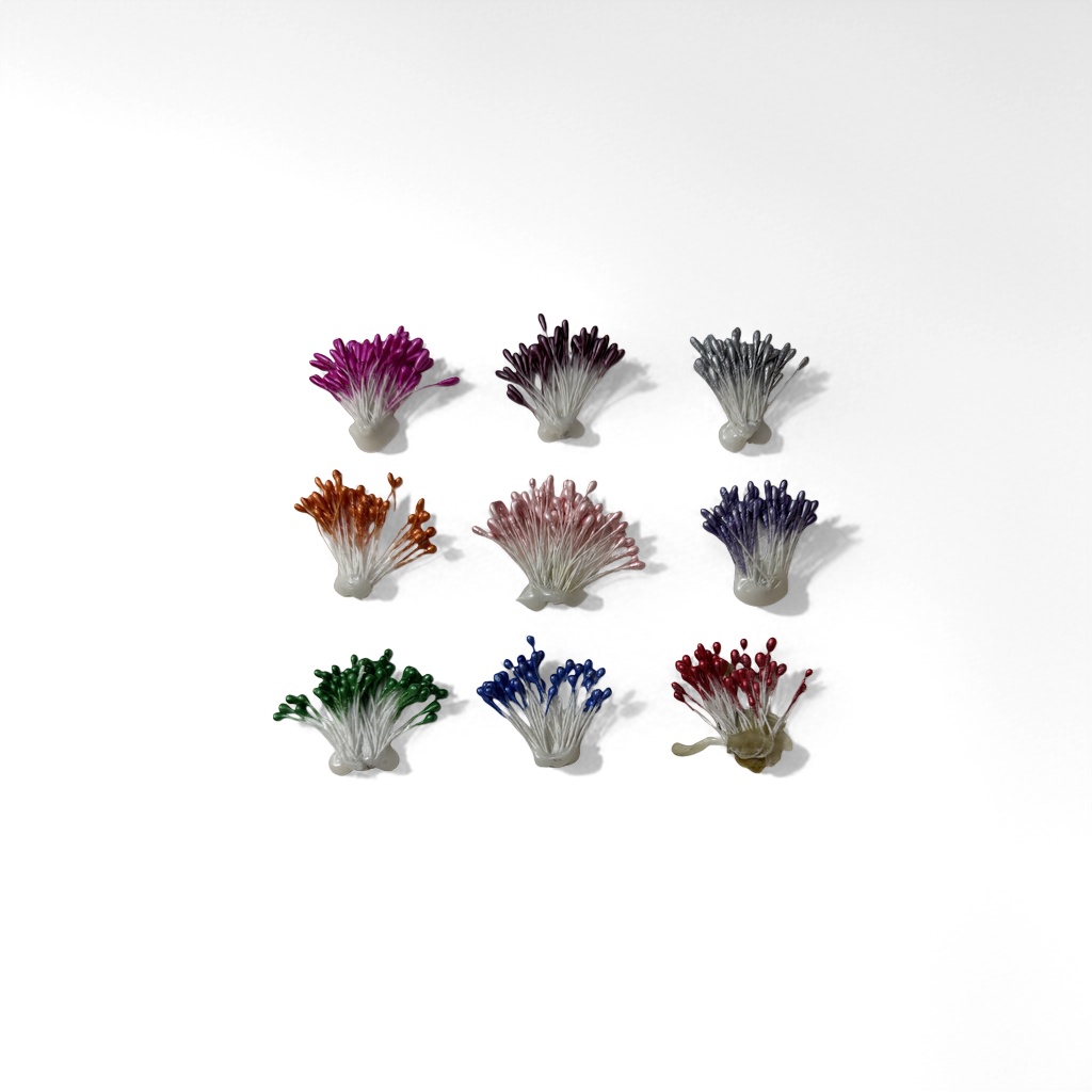 Colorful feather-like decorative items for home parties, wedding sets, DIY handicrafts and accessories details Picture