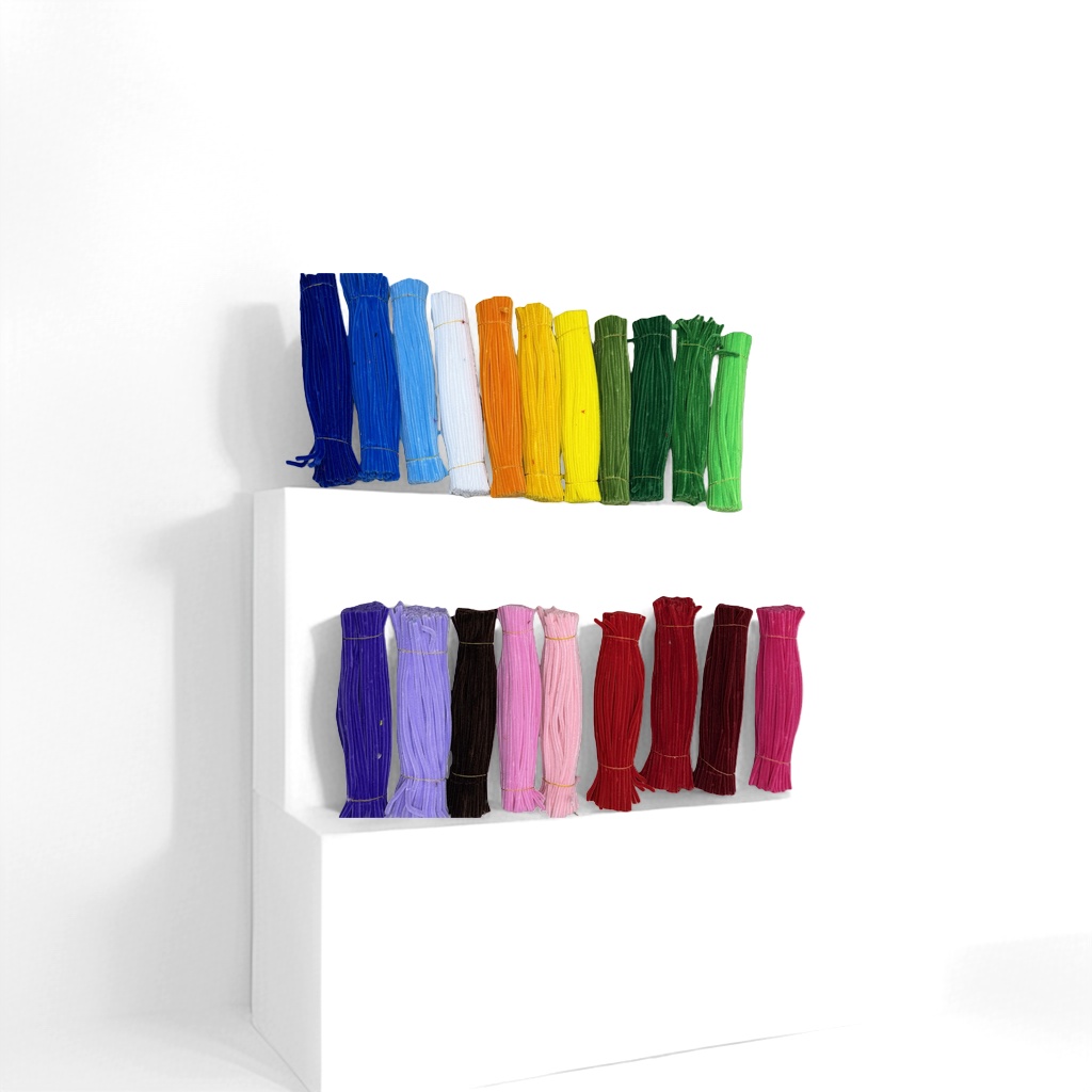 Colorful wool root strips, DIY wool root strips, children's creative woven toys Application Scenario