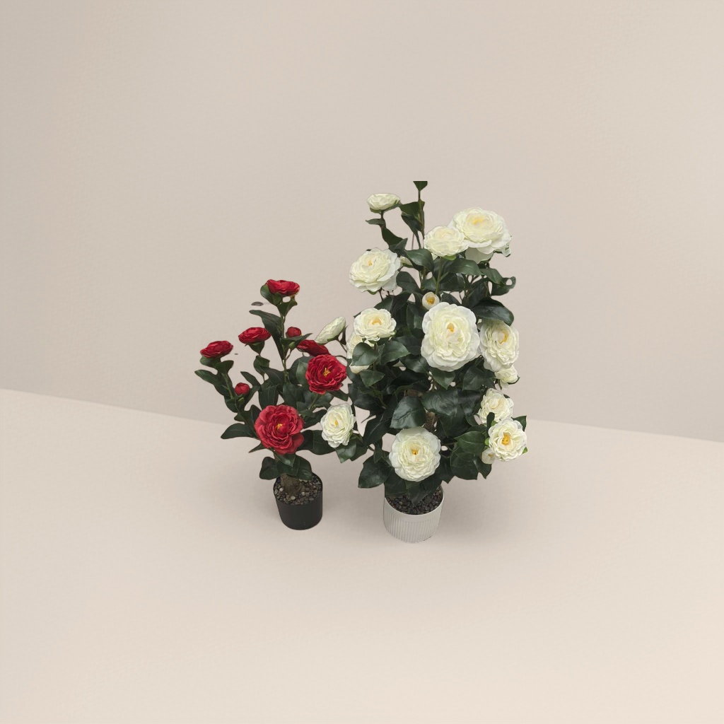 Artificial flower potted plants for living room and bedroom decoration, artificial flowers and green plants, Nordic style ornaments Specification image