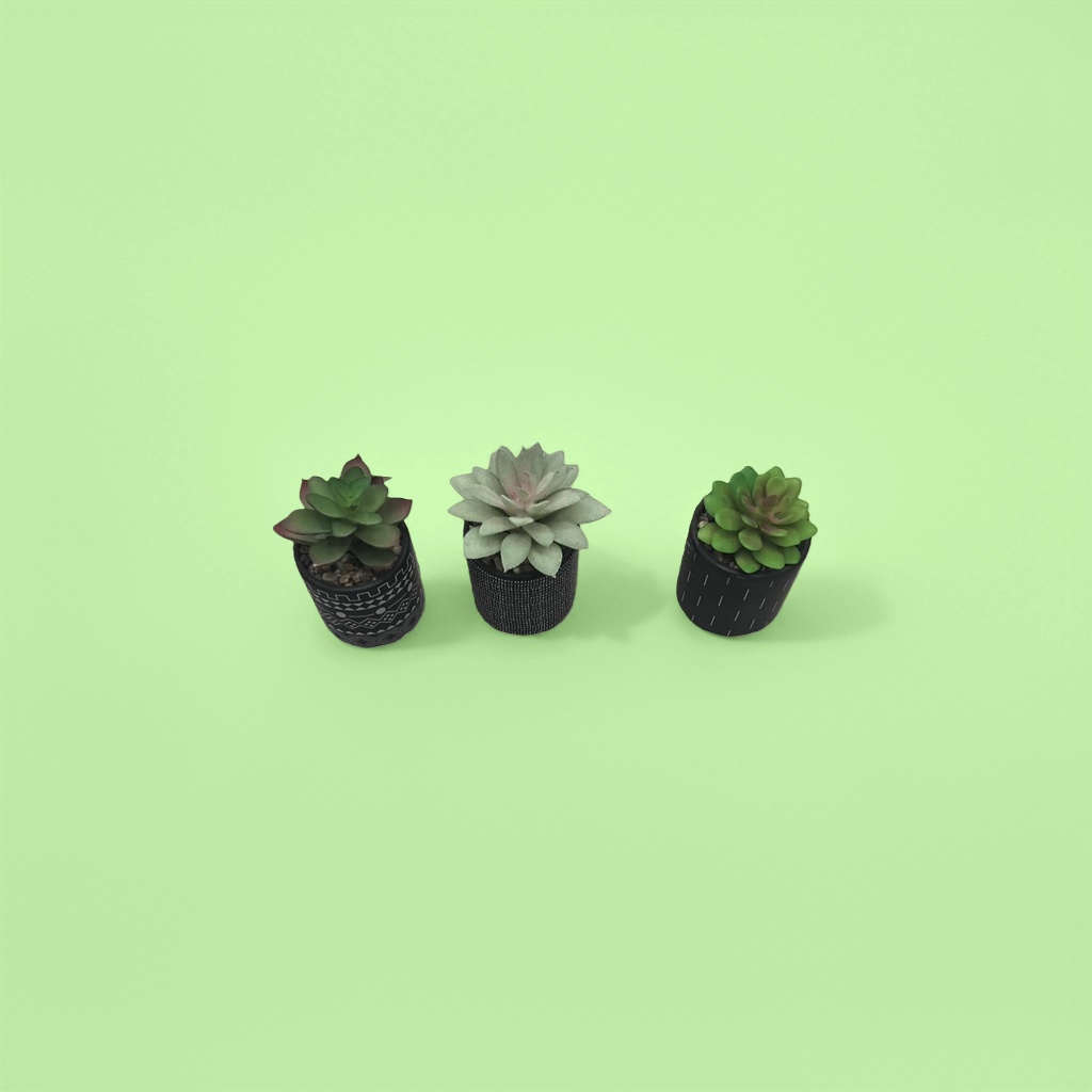 Succulent plant potted combination, indoor green plants, small bonsai, balcony decoration, drought-resistant and easy to care for Application Scenario