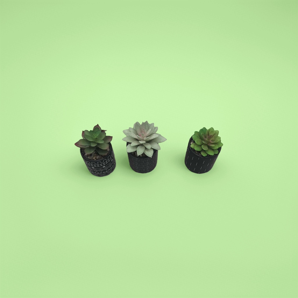 Succulent plant potted combination, indoor green plants, small bonsai, balcony decoration, drought-resistant and easy to care for