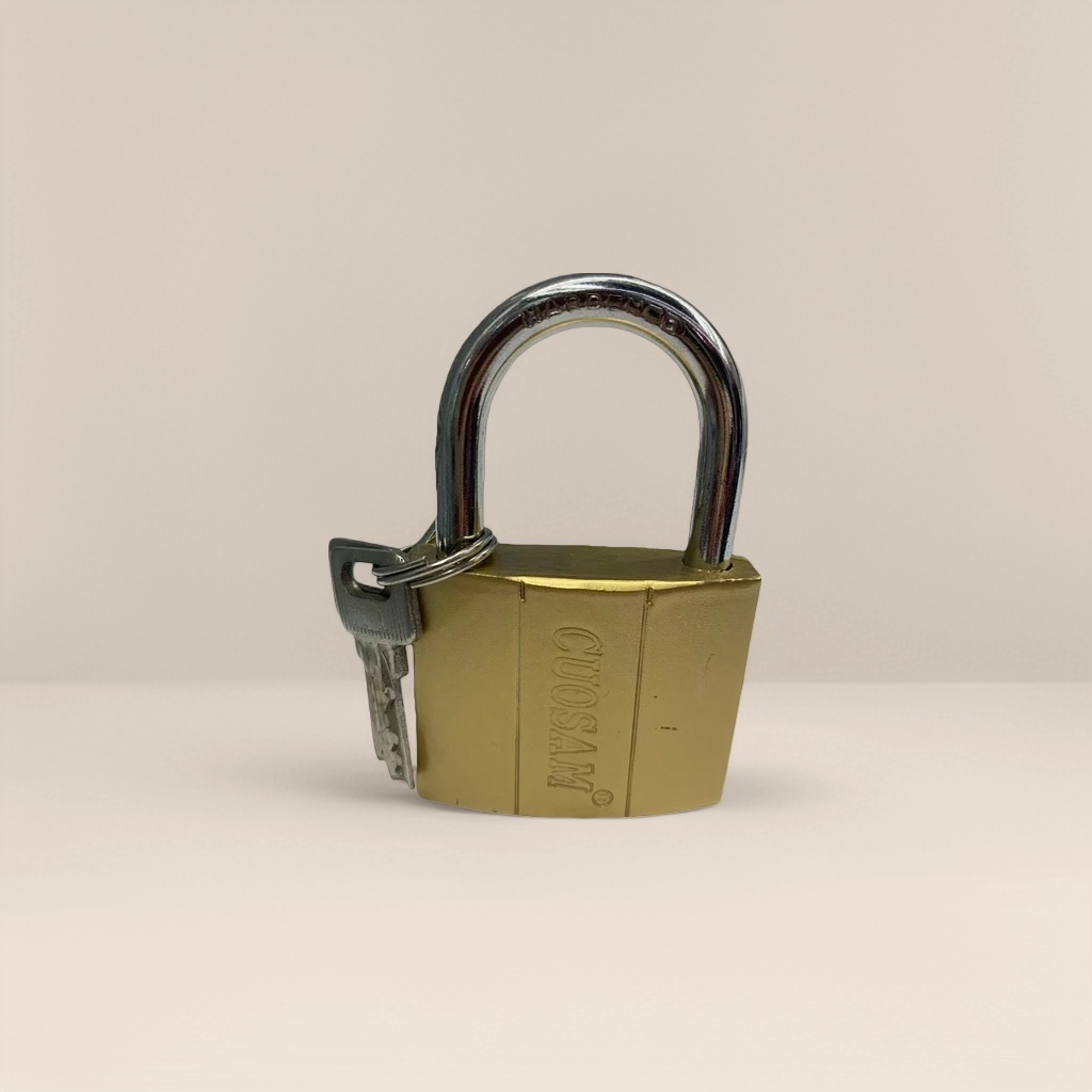 CUOSAM anti-theft copper core padlock 30mm thickened steel padlock details Picture