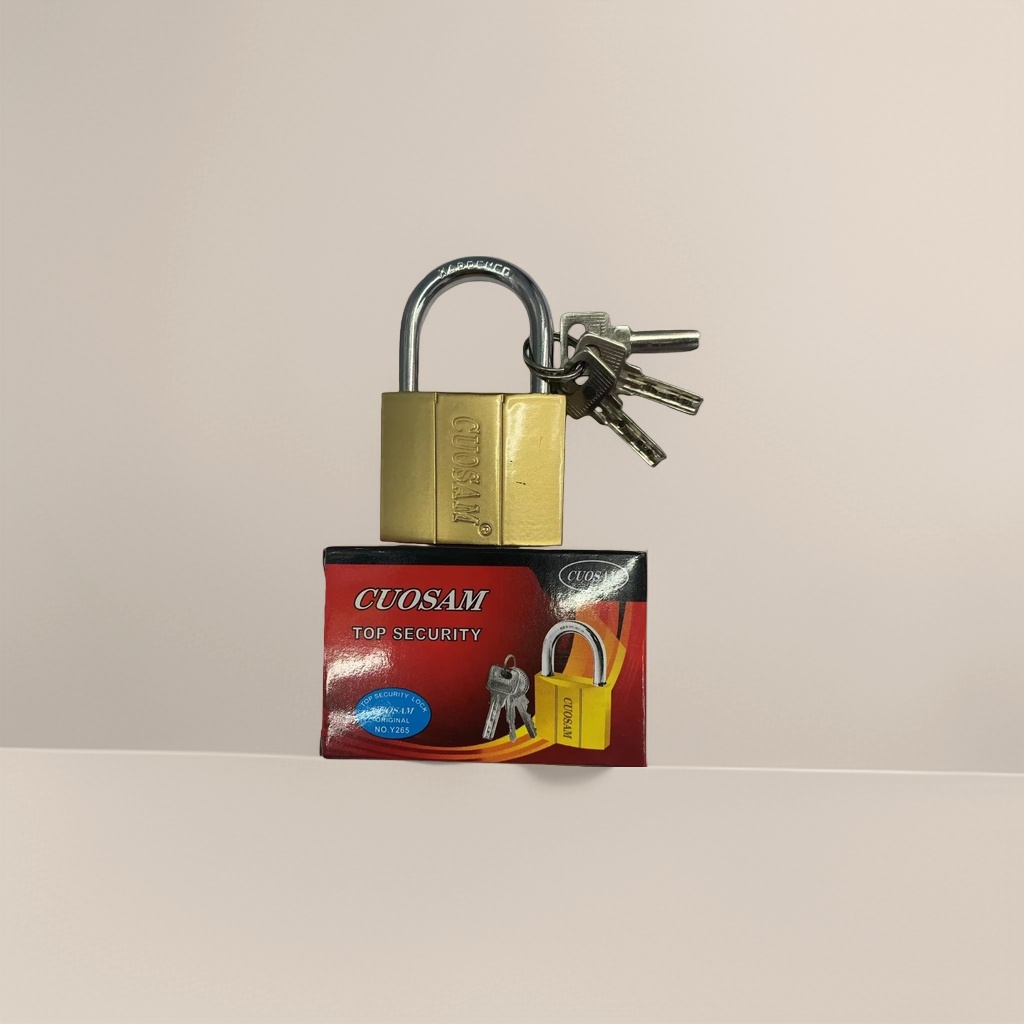 CUOSAM anti-theft copper core padlock 30mm thickened steel padlock Specification image