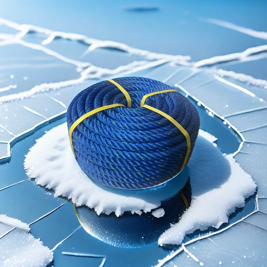 Blue rope, high-strength nylon woven wear-resistant and anti-slip load-bearing rope Specification image