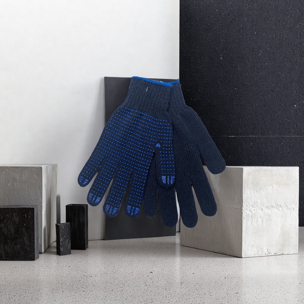 LR blue guantes antideslizantes de algodón de alta elasticidad transpirable unisex lavavajillas para la limpieza Application Scenario