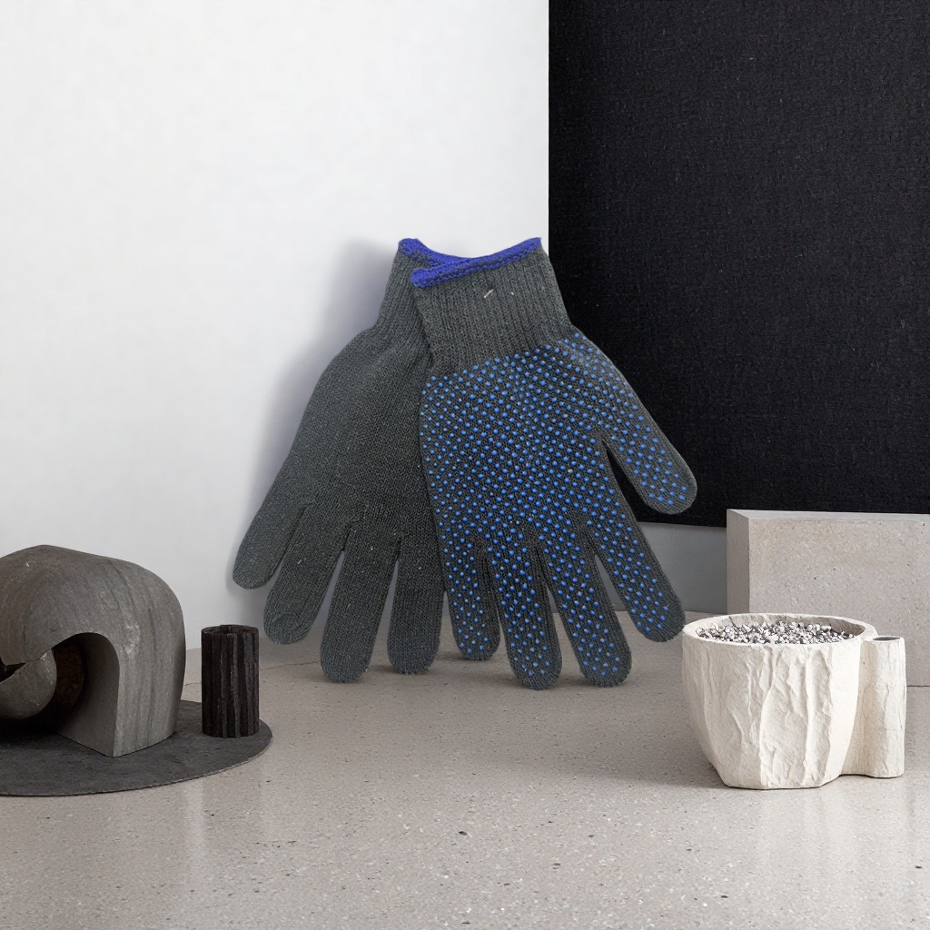 LR blue guantes antideslizantes de algodón de alta elasticidad transpirable unisex lavavajillas para la limpieza Specification image