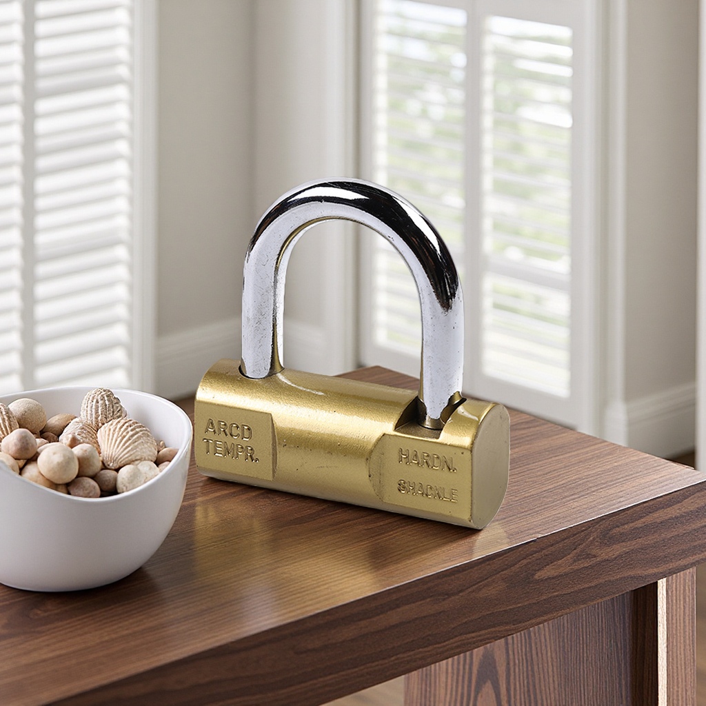Copper core anti-rust padlock, single handle, specially designed for study, wardrobe and drawer Specification image