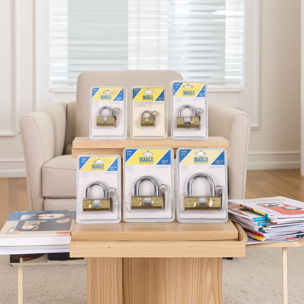 Copper core anti-rust padlock, single handle, specially designed for study, wardrobe and drawer details Picture