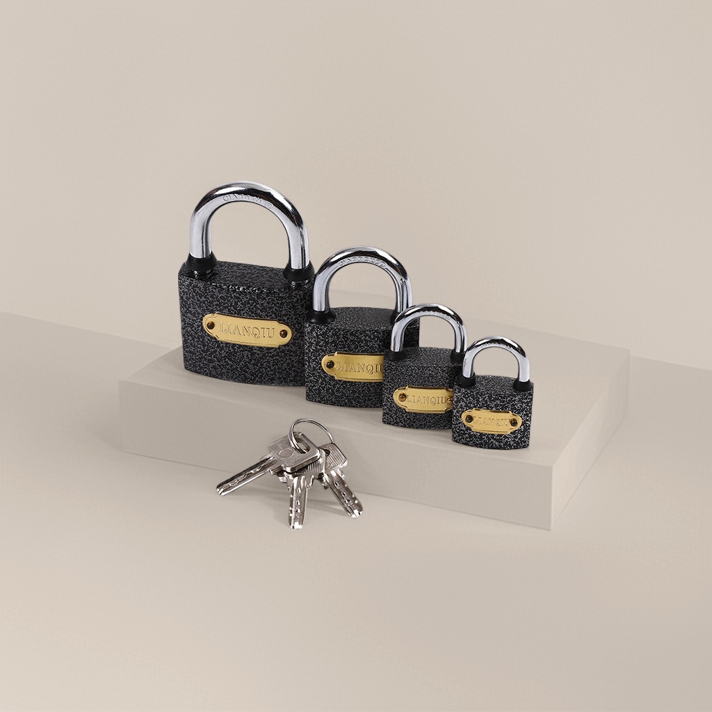 Two metal anti-picking padlocks for household anti-theft door locks and outdoor waterproof locks Specification image
