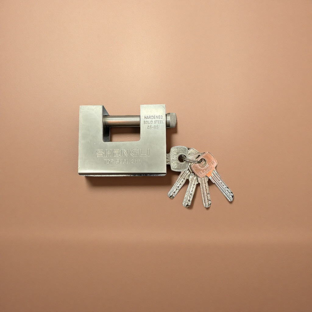 Metal padlock, 30mm thickened anti-picking and anti-theft hanging lock, copper core pin lock Application Scenario