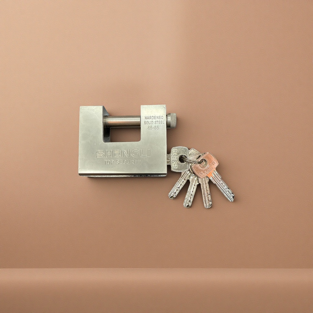 Metal padlock, 30mm thickened anti-picking and anti-theft hanging lock, copper core pin lock