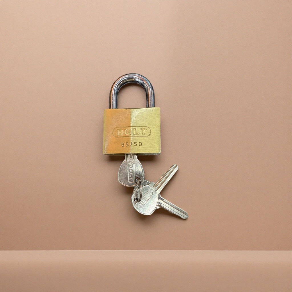 Thickened all-copper metal padlock, rust-proof and durable hanging door lock, suitable for home, warehouse and office use