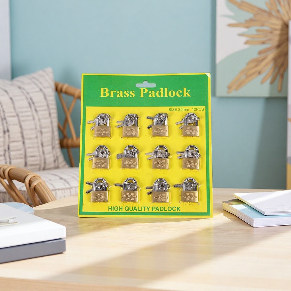 Brass Padlock packaging display style Application Scenario