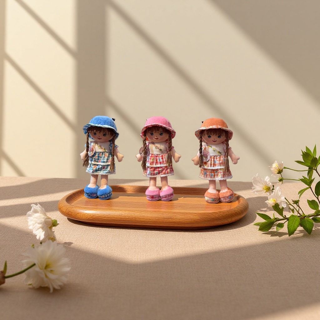 plush doll thickened short fleece plush doll living room bedroom decoration gift Specification image