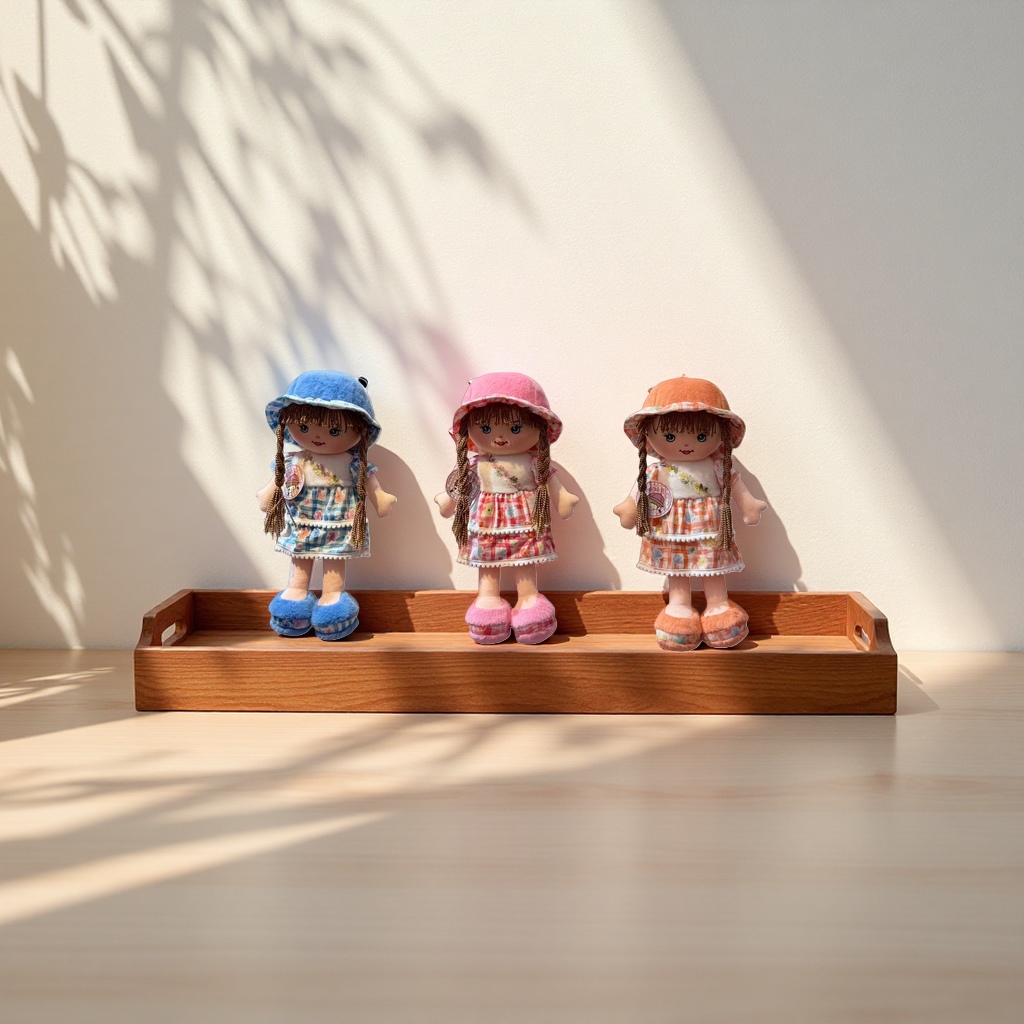 plush doll thickened short fleece plush doll living room bedroom decoration gift details Picture