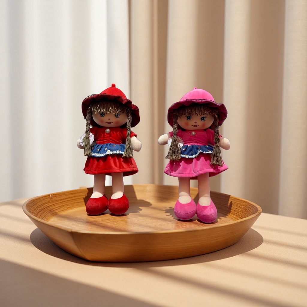 Plush dolls, cute cartoon throw pillows, plush toys, fabric decorations details Picture