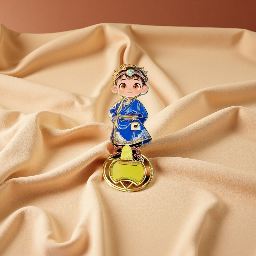 A practical and creative kitchen tool in the shape of a Mongolian boy cartoon character bottle opener details Picture