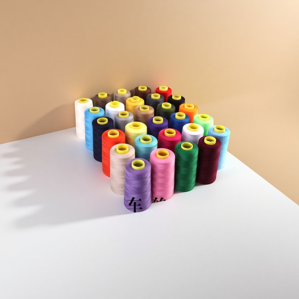 Colored sewing thread rolls: High-strength and wear-resistant polyester thread for multi-color mixed sewing and embroidery Specification image