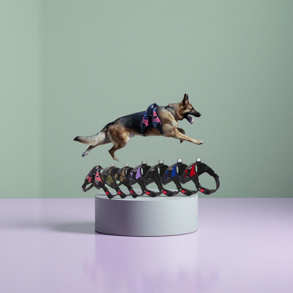 الحزام السميك للكلب الراعي الألماني (K7)، الذي يسمح بضبط حزام قطارات الحيوانات الأليفة Specification image
