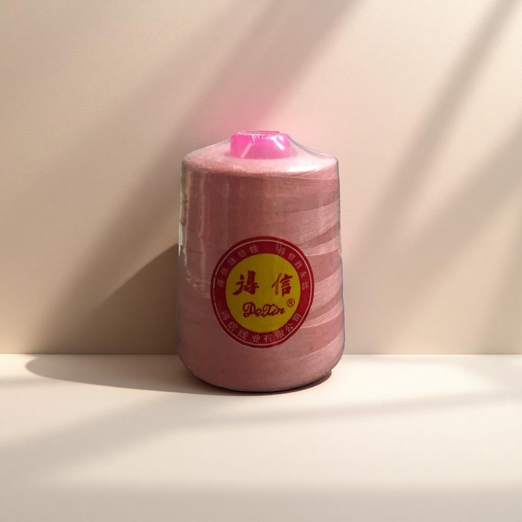 Pink sewing thread, special cotton thread for sewing, hand embroidery, high strength and wear-resistant details Picture