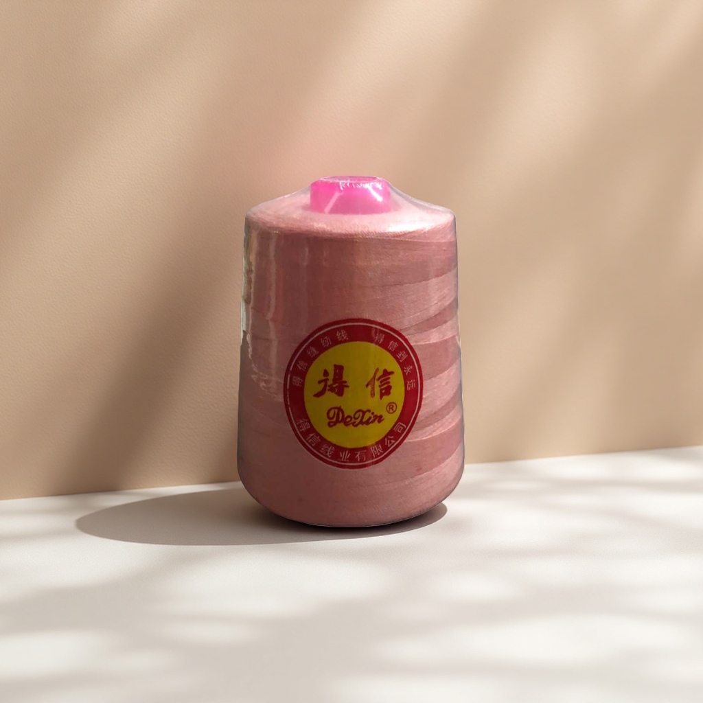 Pink sewing thread, special cotton thread for sewing, hand embroidery, high strength and wear-resistant