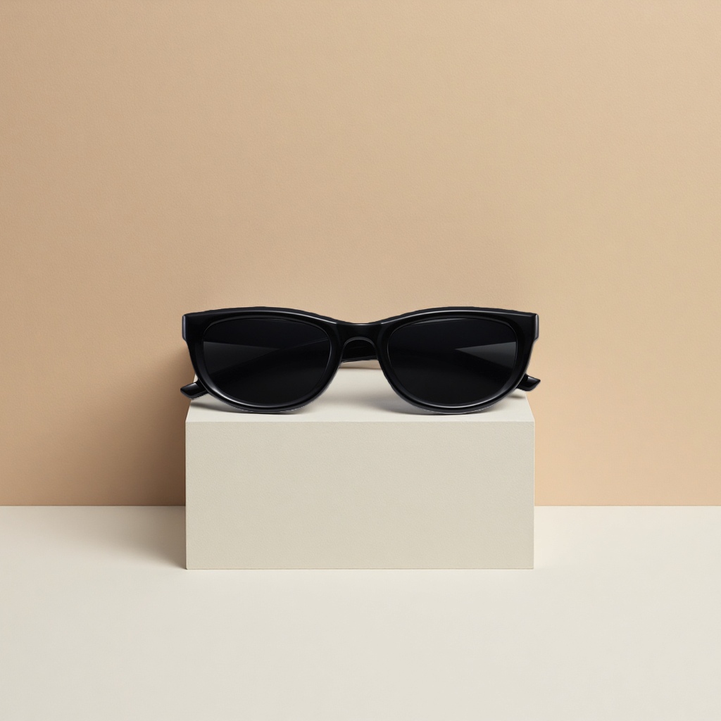 Bright black frame black and gray plate sunglasses, fashionable UV-resistant polarized sunglasses Specification image