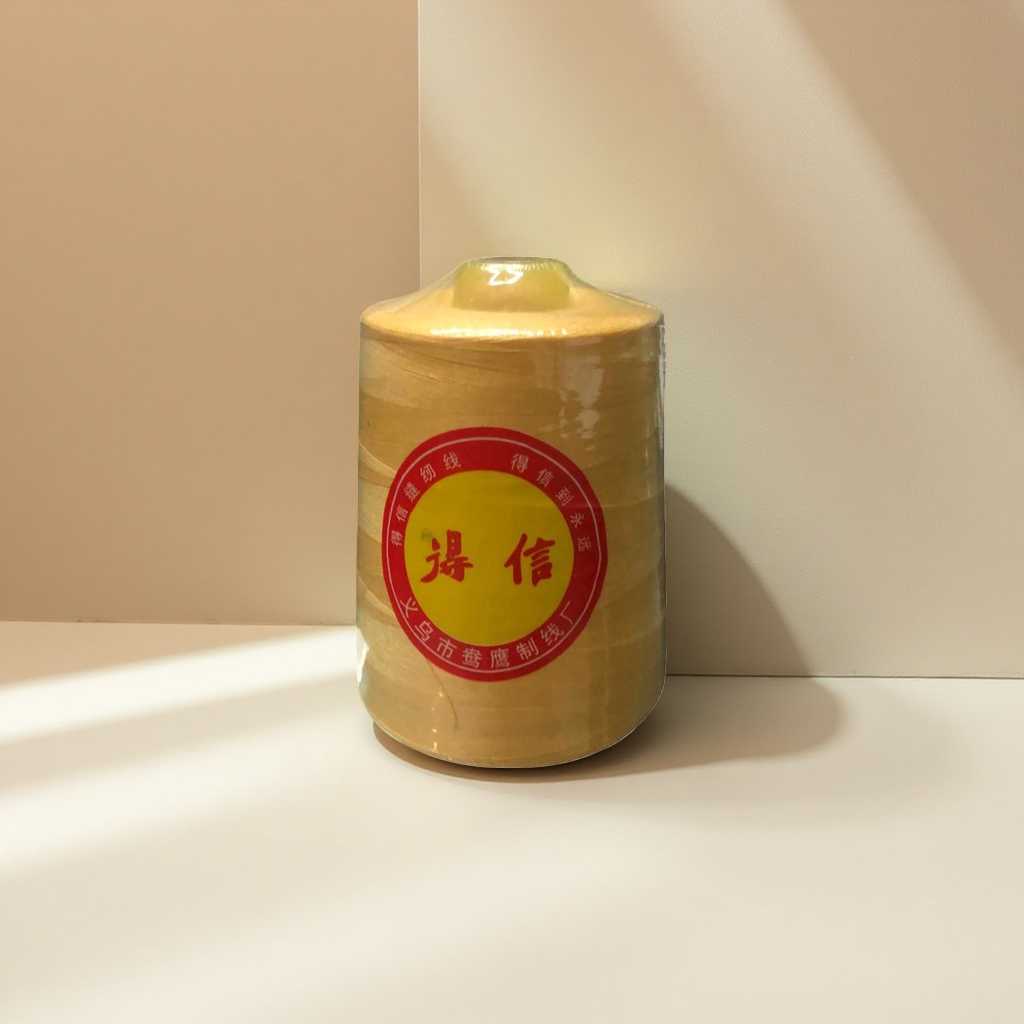 The sewing thread spool is made of high-strength and wear-resistant cotton. It is available in multiple colors for sewing machines Specification image