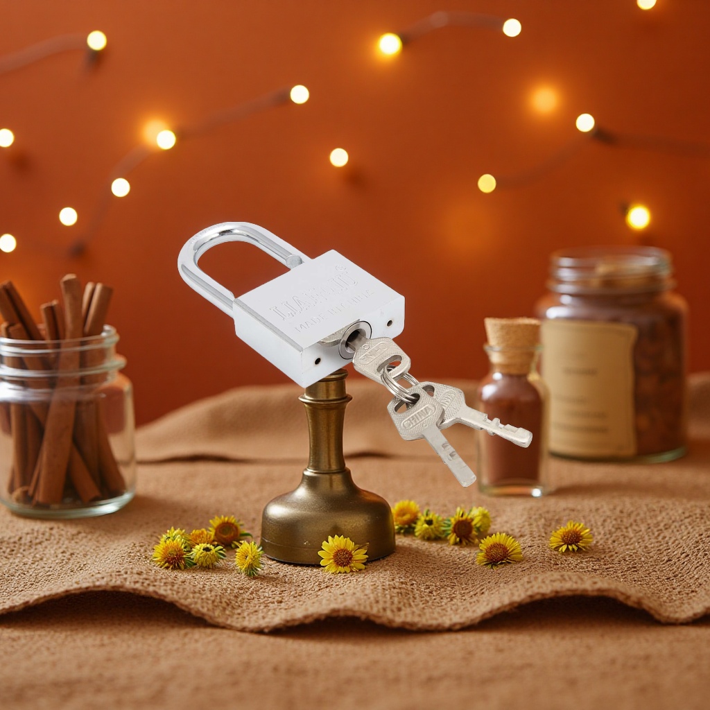 Metal padlock anti-picking and anti-theft hanging lock, home, office and warehouse door lock