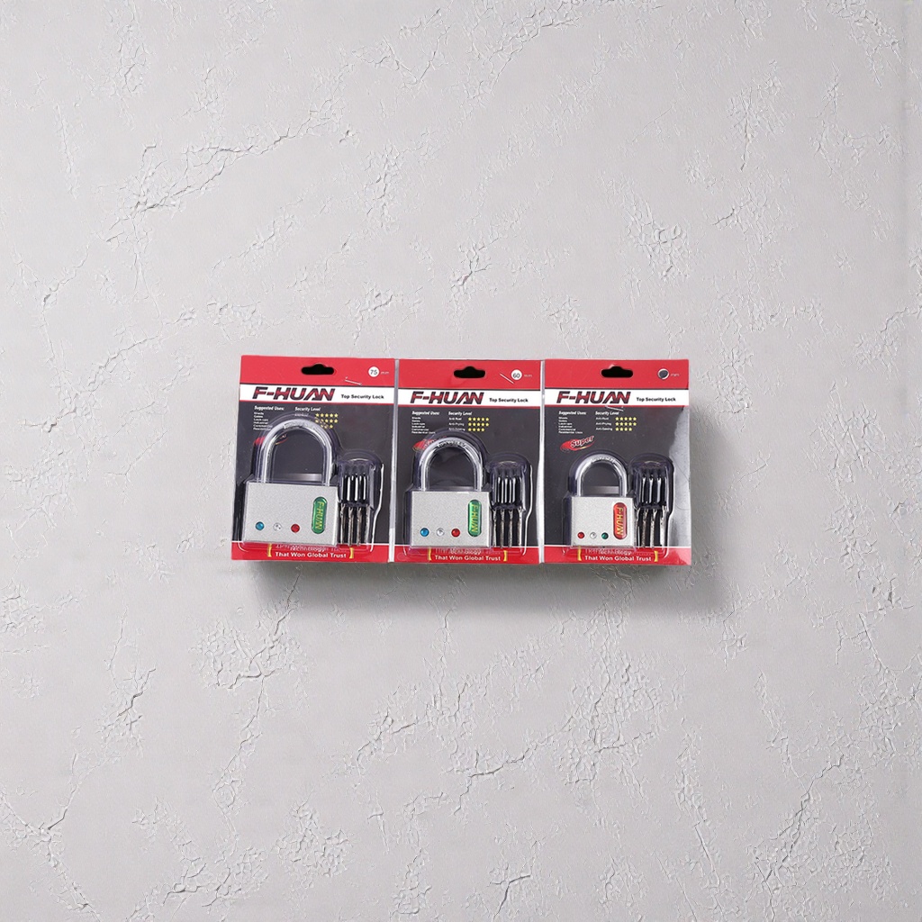 Metal anti-picking padlock, 30mm steel core padlock, household anti-theft padlock Specification image