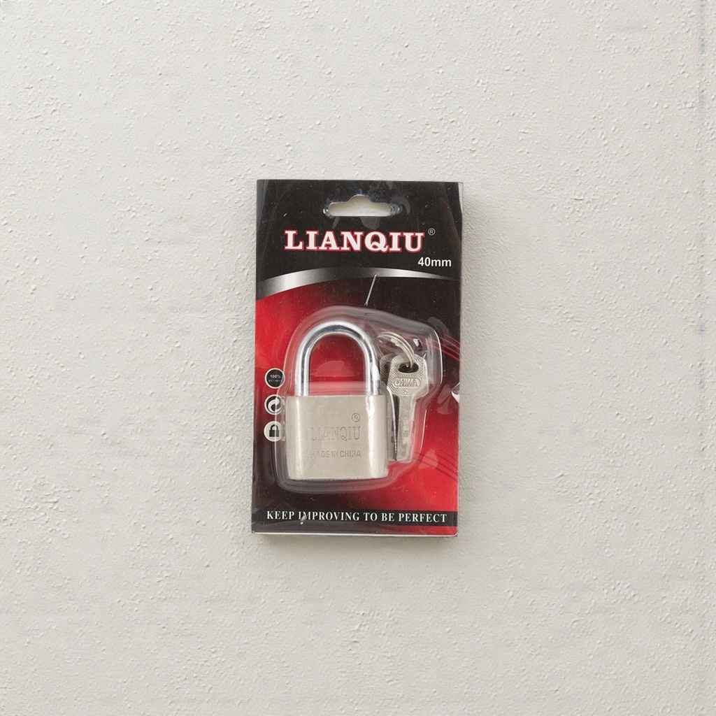 Sturdy and durable padlock, anti-picking copper core padlock, household anti-theft padlock, single handle installation Specification image