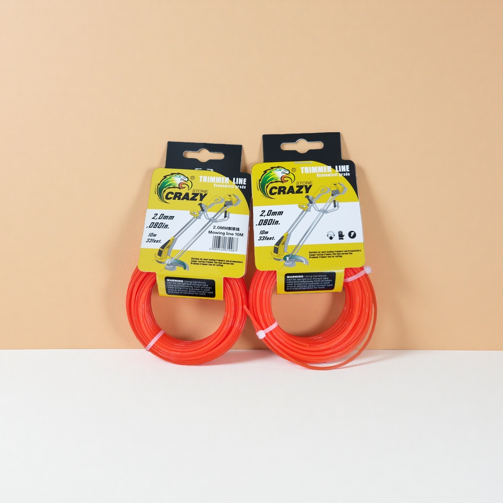Orange lawn mower wire universal lawn mower parts 10-meter roll packaging Specification image