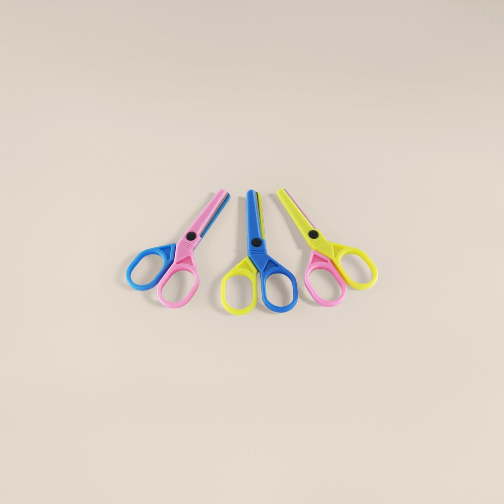 Color scissors, stainless steel sharp fabric cutting scissors, 22cm multi-functional handcrafted art scissors details Picture