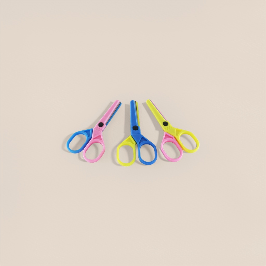 Color scissors, stainless steel sharp fabric cutting scissors, 22cm multi-functional handcrafted art scissors Specification image