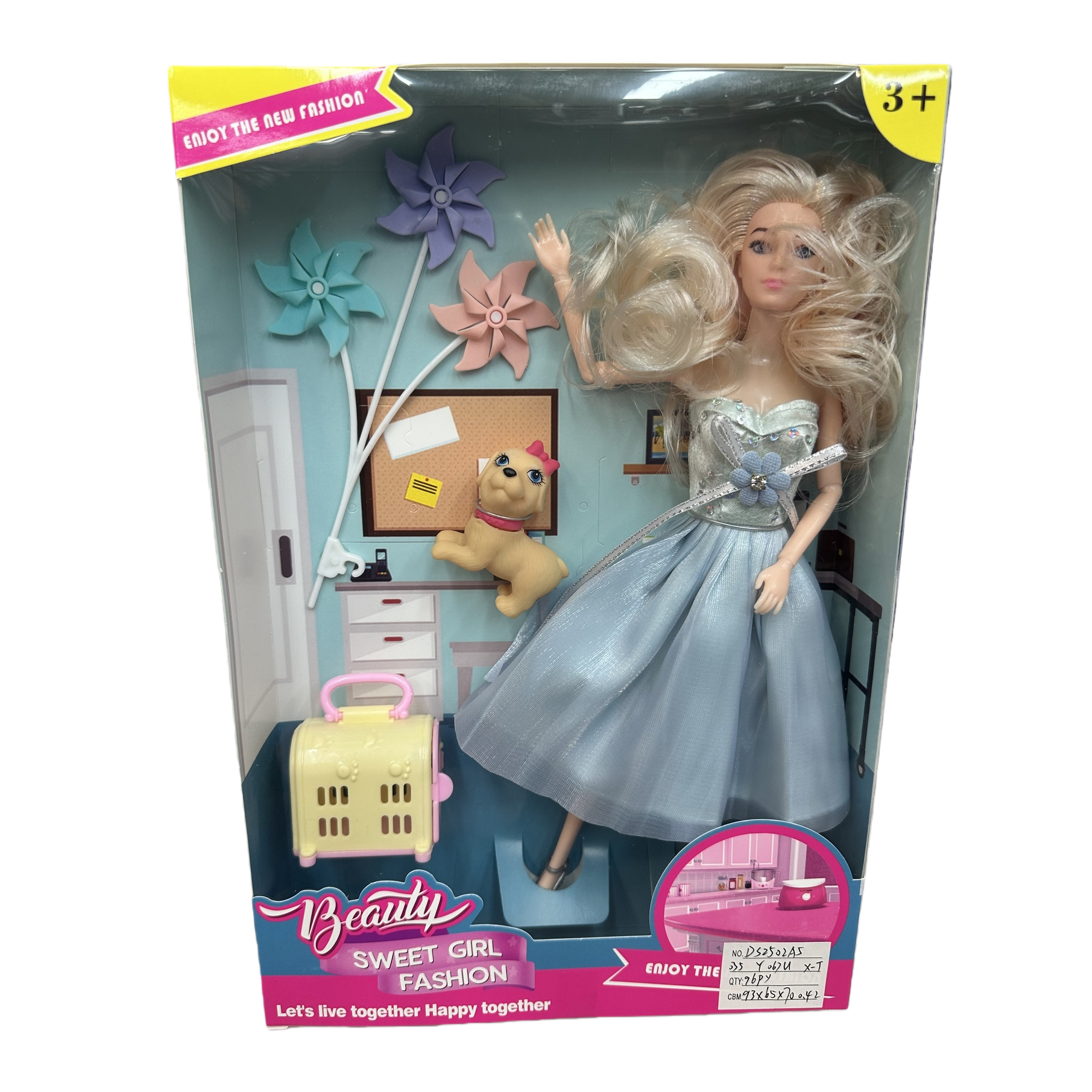 Barbie doll is an officially authorized birthday gift for girls. It can be changed to a 15cm size Item Picture