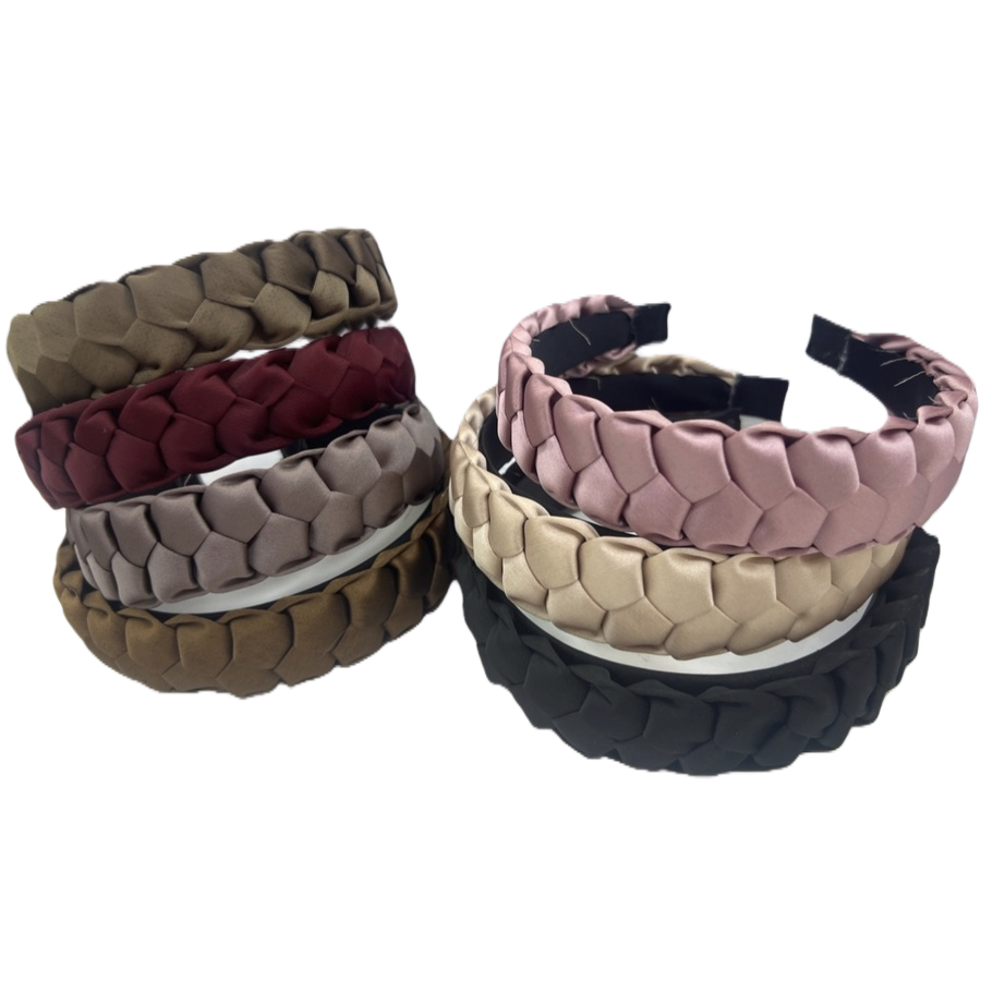 The woven texture hair band is a fashionable and simple hair accessory for women. It is elastic and comfortable Item Picture