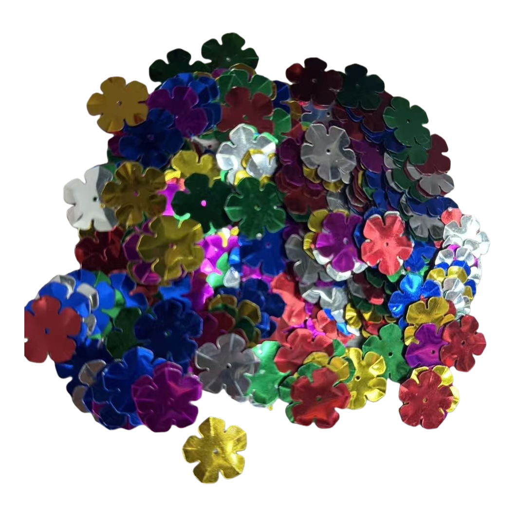 Colorful metal flower decorations, flower-shaped metal sheet wall and desktop ornaments Item Picture