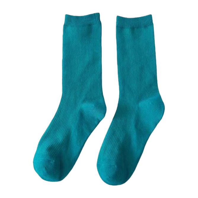 The light green pure cotton short socks are breathable, sweat-absorbent, comfortable and versatile Item Picture