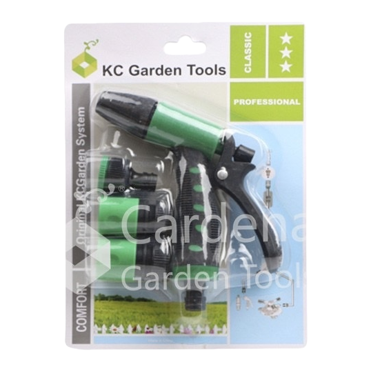 Gardening tool spray gun kit, multi-functional high-pressure water gun, gardening watering and cleaning set Item Picture