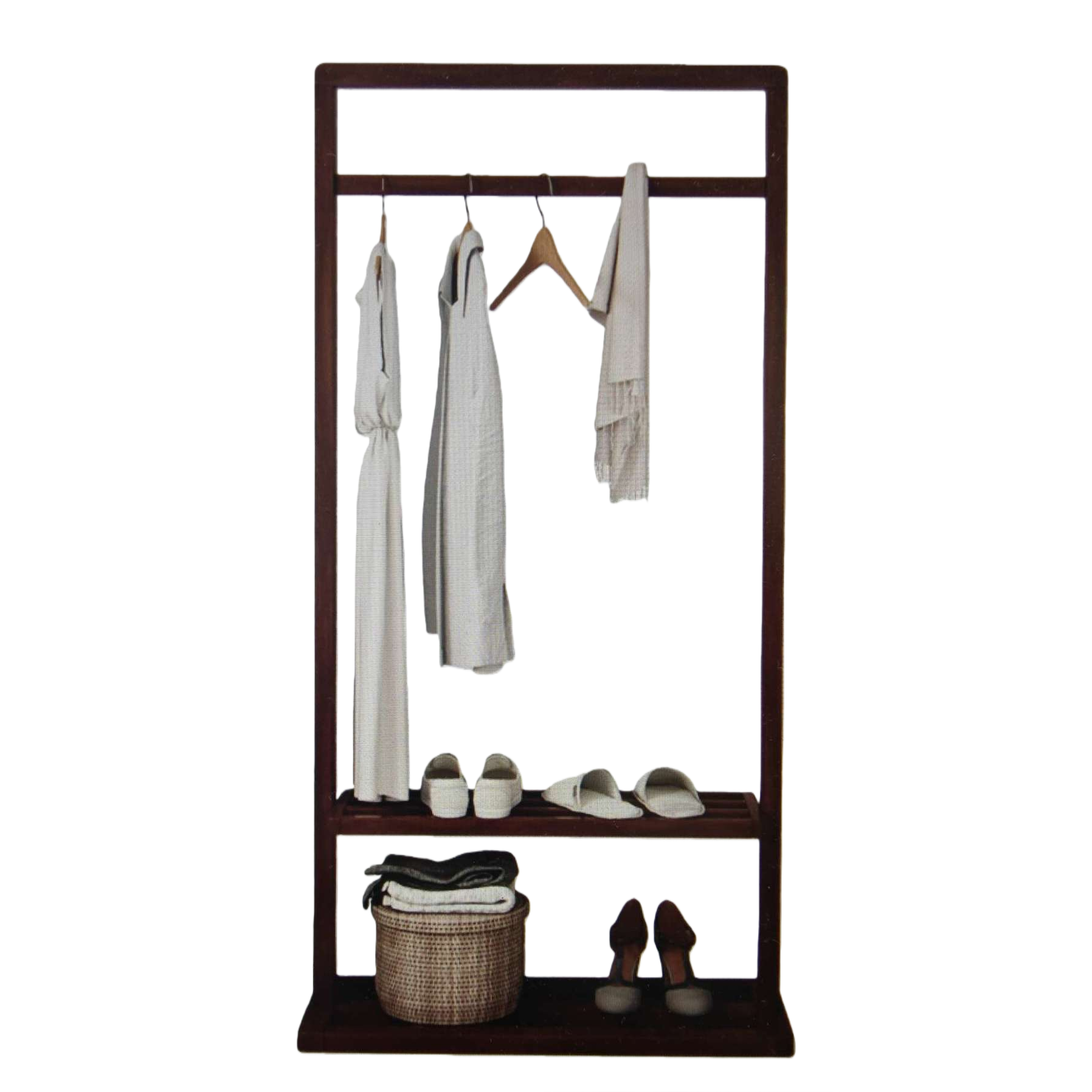 The wooden hanger is a natural solid wood anti-slip shoulder wide hanging hanger with strong load-bearing capacity and is not easy to deform Item Picture