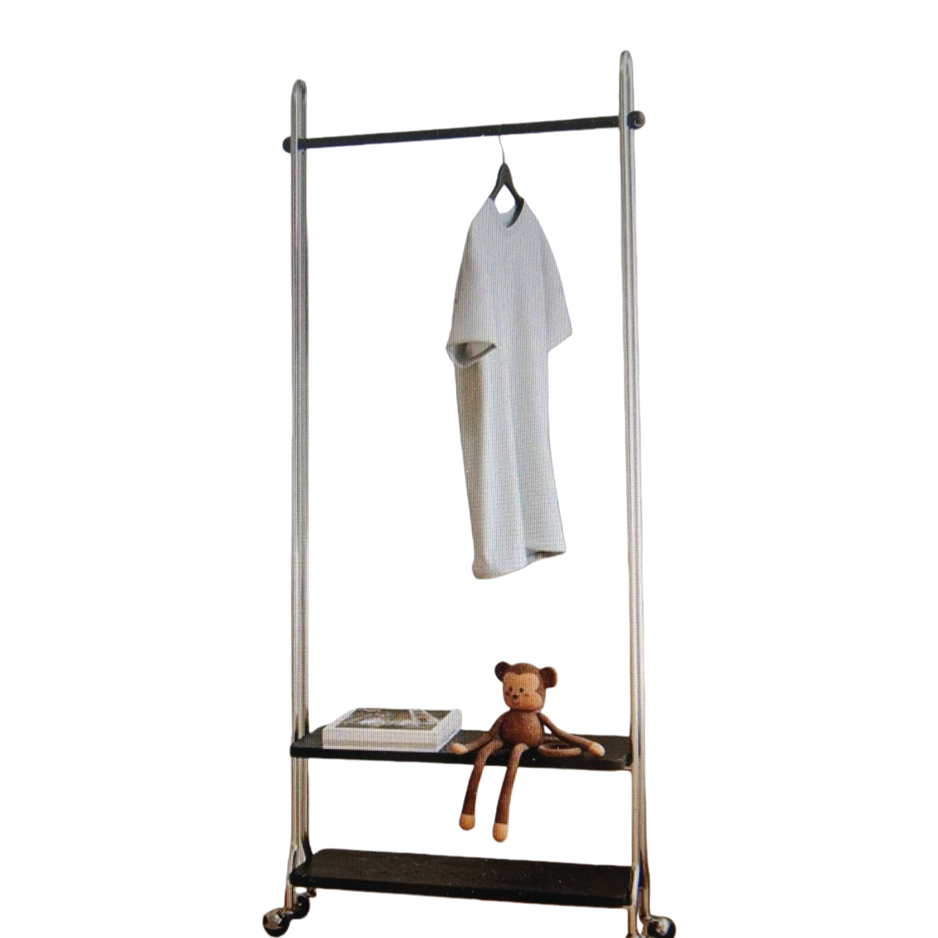 Multi-functional clothing display rack hanger, household non-drilling hanger, strong load-bearing capacity and anti-slip Item Picture