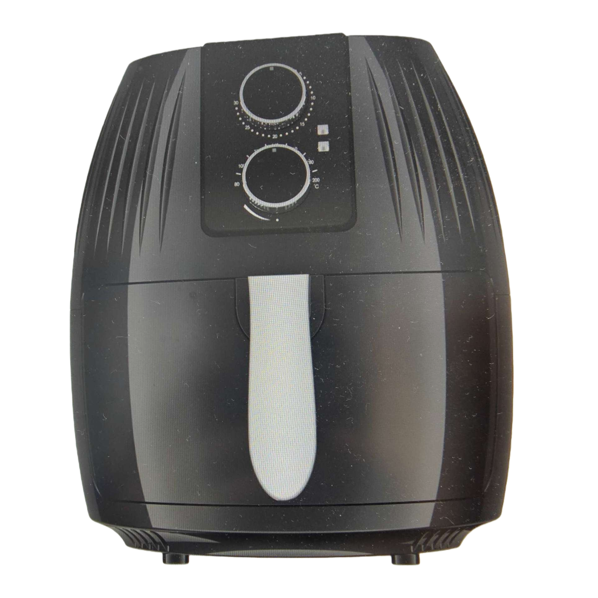 The black air fryer is a household smart temperature-controlled large-capacity kitchen appliance Item Picture