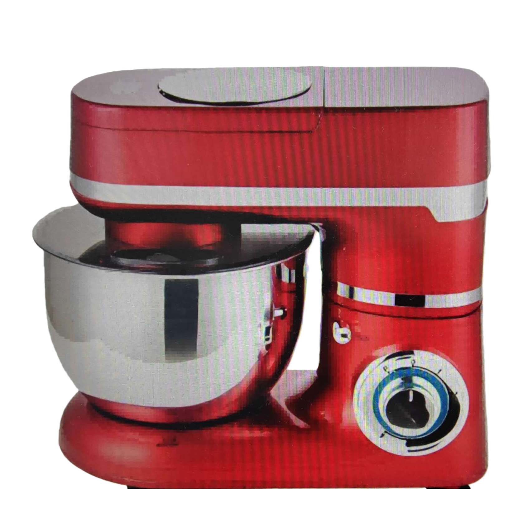 Red blender, household multi-functional meat, vegetable and egg beater, 1.5L silent and portable Item Picture