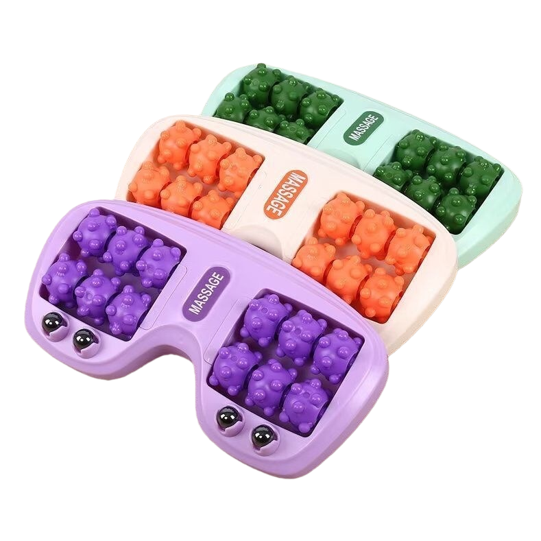 Magnetic bead foot massage device, a portable household foot relaxation and physiotherapy instrument Item Picture