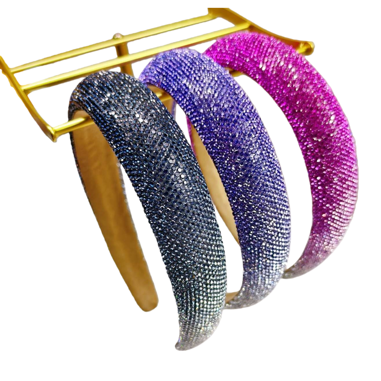 The shiny decorative hair band is a fashionable and versatile women's headwear Item Picture