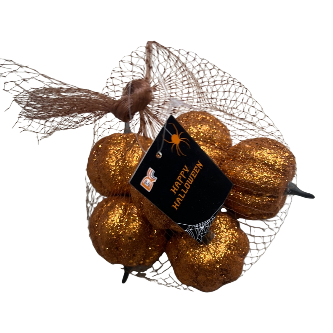 Adornos de calabaza de brillo dorado otoño decoración del hogar ambiente de vacaciones adornos colgantes halloween juguetes de halloween decoración de halloween Item Picture