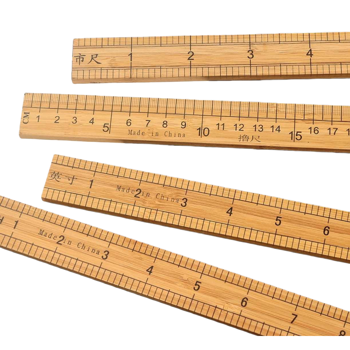 Wooden rulers are available in multiple sizes for students, including 15cm, 20cm and 30cm Item Picture
