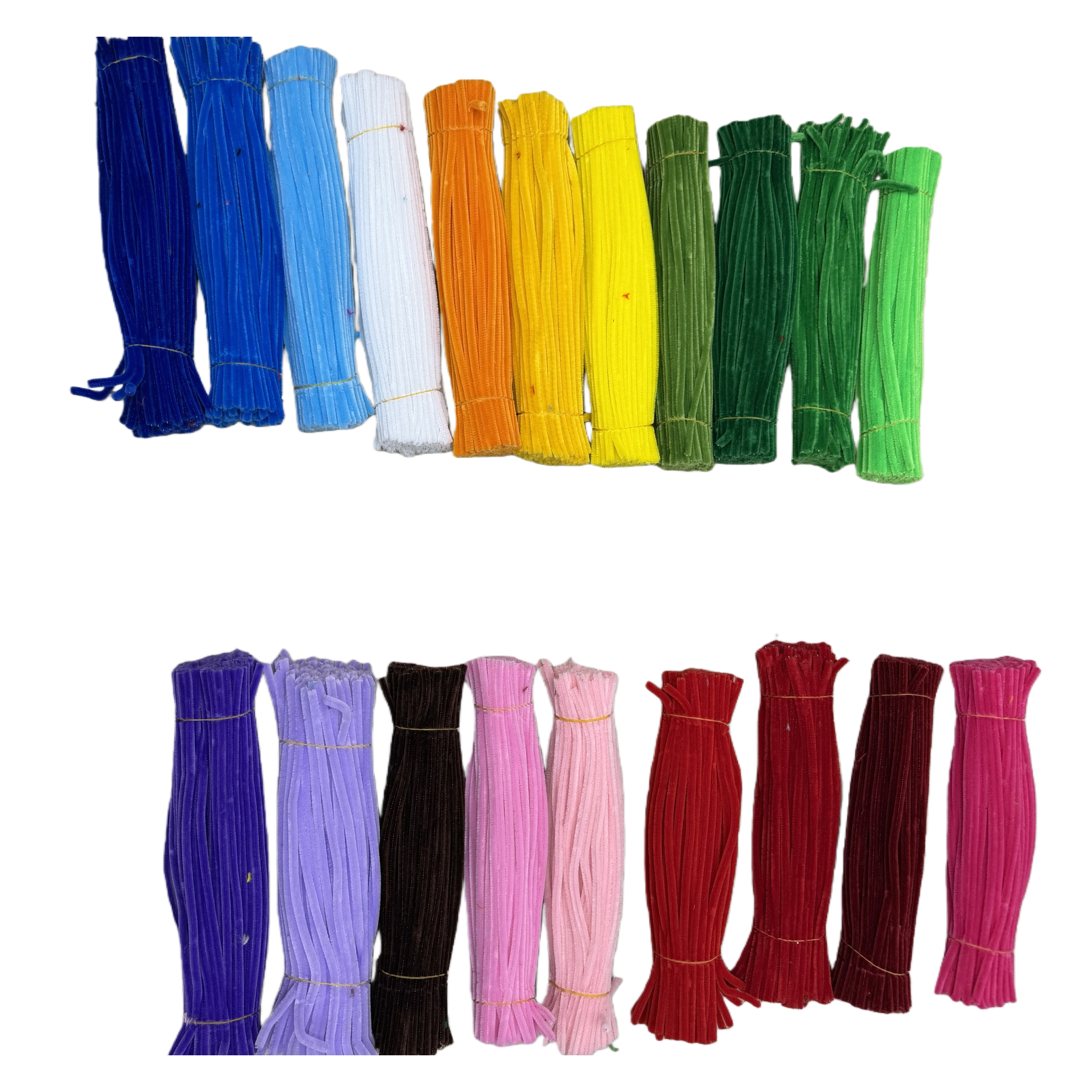 Colorful wool root strips, DIY wool root strips, children's creative woven toys Item Picture