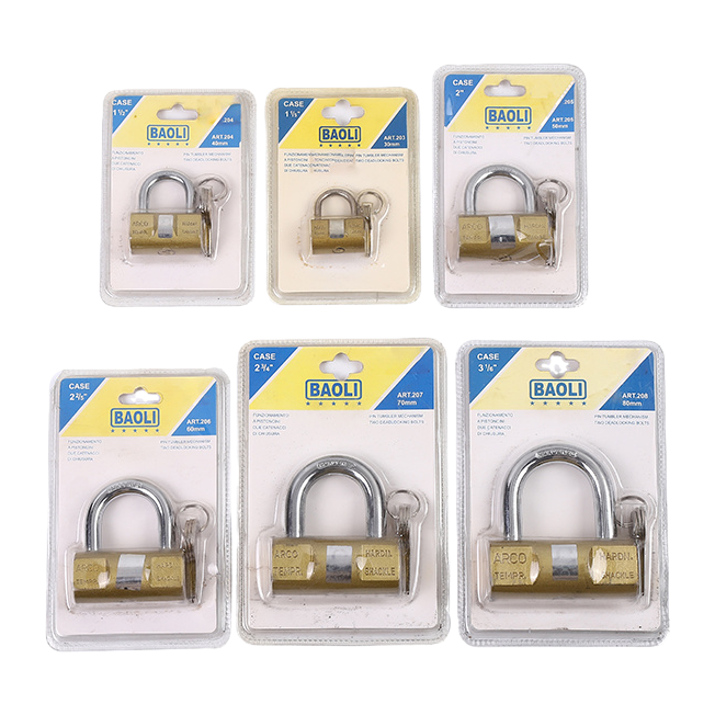 Copper core anti-rust padlock, single handle, specially designed for study, wardrobe and drawer Item Picture